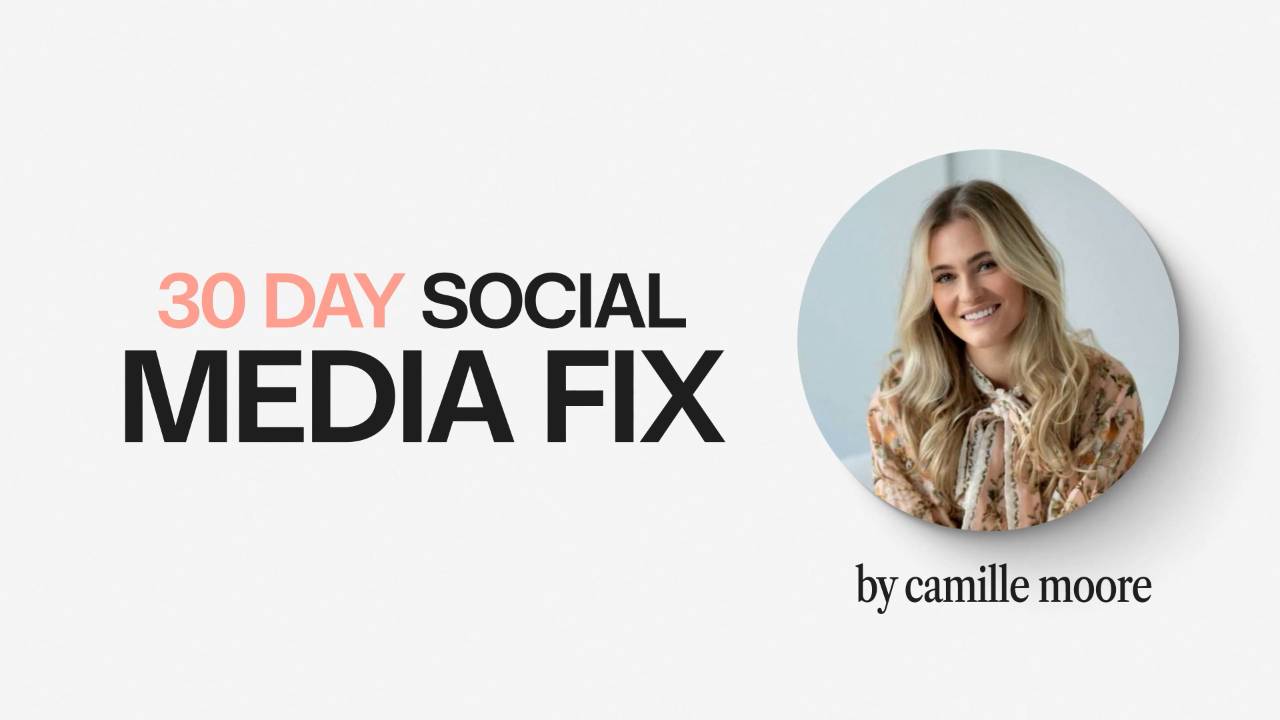 The 30-Day Social Media Fix